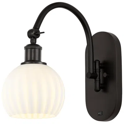 Innovations Lighting Ballston 11.5"h Oiled Bronze Horizontal Adjustable Sconce W/ Venetian