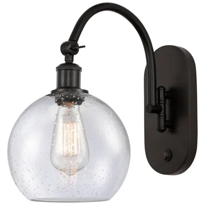 Innovations Lighting Ballston Athens 8" Incandescent Sconce- Bronze Finish - Seedy Shade