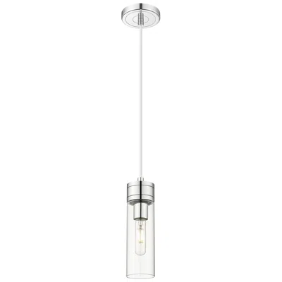 Innovations Lighting Ballston Boreas 3" Stem Hung Mini Pendant Antique Brass W/ 8"h Clear Shade