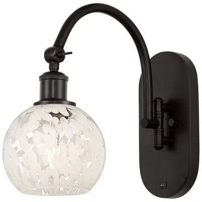 Innovations Lighting Ballston 11.5"h Oiled Bronze Horizontal Swivel Sconce W/ Mouchette Sha