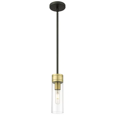 Innovations Lighting Ballston Boreas 3" Cord Hung Mini Pendant Chrome W/ 8"h Striped Clear Shade