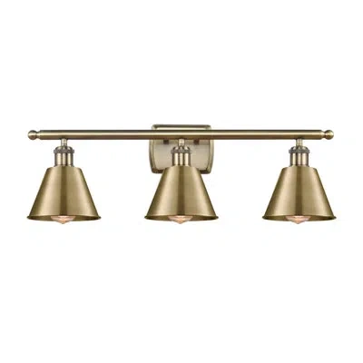 Innovations Lighting 3 - Light Dimmable Vanity Light In Gold