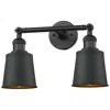 Innovations Lighting Addison 16" 2-light Matte Black Bath Light