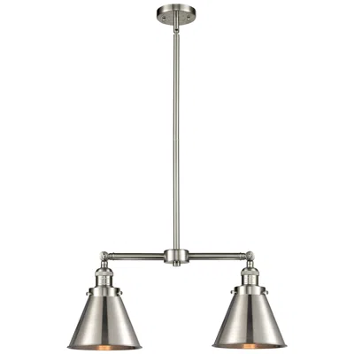 Innovations Lighting Appalachian 23" 2-light Brushed Satin Nickel Island Light