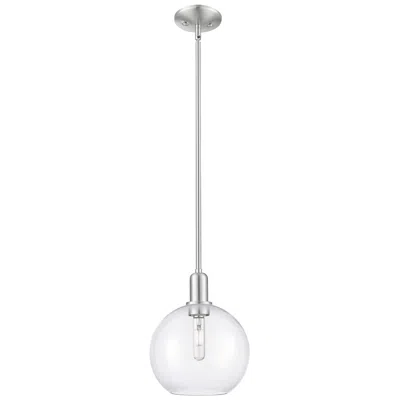 Innovations Lighting Arcadia Athens 10"w Brushed Nickel Stem Mini Pendant W/ Clear Shade