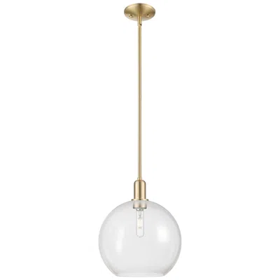 Innovations Lighting Arcadia Athens 12"w Champagne Bronze Stem Mini Pendant W/ Clear Shade