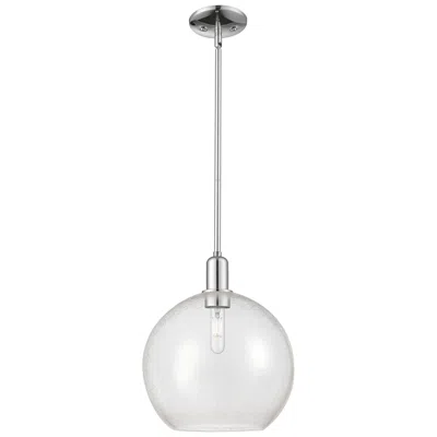 Innovations Lighting Arcadia Athens 12"w Chrome Stem Hung Mini Pendant W/ Seedy Shade