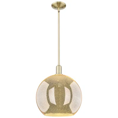 Innovations Lighting Arcadia Athens 14"w Brass Stem Hung Mini Pendant With Mercury Shade