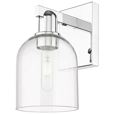 Innovations Lighting Arcadia Bella 11" High Polished Chrome Sconce With Clear Shade