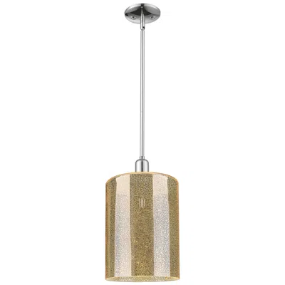 Innovations Lighting Arcadia Cobbleskill 5"w Chrome Stem Hung Mini Pendant W/ Mercury Shade