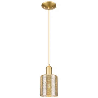 Innovations Lighting Arcadia Cobbleskill 5"w Gold Cord Hung Mini Pendant W/ Mercury Shade