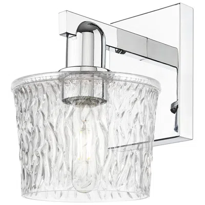 Innovations Lighting Arcadia Niagara 10" High Polished Chrome Sconce With Clear Shade