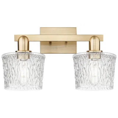 Innovations Lighting Arcadia Niagara 18"w 2 Light Bronze Vanity Light W/ Clear Shade