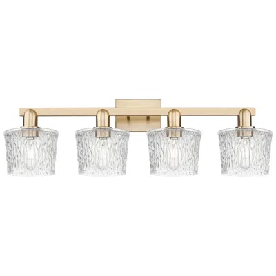Innovations Lighting Arcadia Niagara 34"w 4 Light Bronze Vanity Light W/ Clear Shade