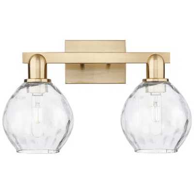 Innovations Lighting Arcadia Waverly 17"w 2 Light Bronze Vanity Light W/ Clear Shade