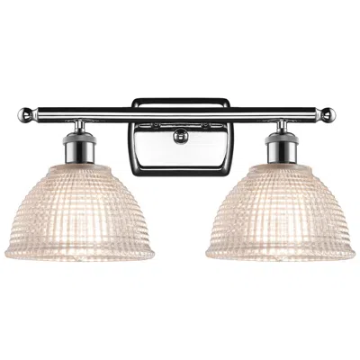 Innovations Lighting Arietta 16" Wide 2 Light Polished Chrome Bath Vanity Light W/ Clear Sh