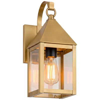 Innovations Lighting Ashford - 1 Light - 13 Inch - Antique Brass - Solid Brass - Sconce In Gold