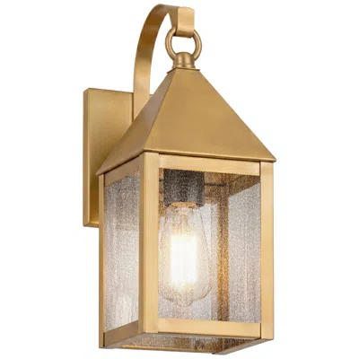 Innovations Lighting Ashford - 1 Light - 13 Inch - Antique Brass - Solid Brass - Sconce In Gold