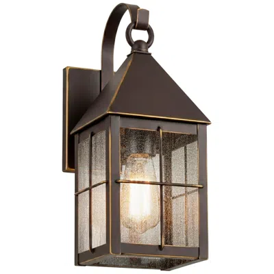 Innovations Lighting Ashford - 1 Light - 13 Inch - Bronze - Solid Brass - Off  The Wall - Sconce In Brown