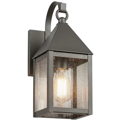 Innovations Lighting Ashford - 1 Light - 13 Inch - Gunmetal - Solid Brass - Sconce In Gray