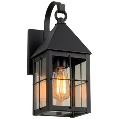 Innovations Lighting Ashford - 1 Light - 13 Inch - Matte Black - Solid Brass - Sconce