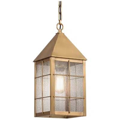 Innovations Lighting Ashford - 1 Light - 14 Inch - Antique Brass - Solid Brass - Pendant In Gold