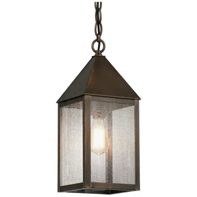 Innovations Lighting Ashford - 1 Light - 14 Inch - Dark Brass - Solid Brass - Pendant In Black