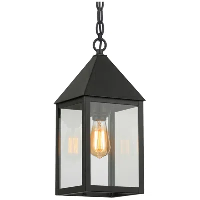 Innovations Lighting Ashford - 1 Light - 14 Inch - Matte Black - Solid Brass - Pendant