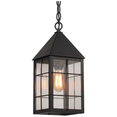 Innovations Lighting Ashford - 1 Light - 14 Inch - Matte Black - Solid Brass - Pendant