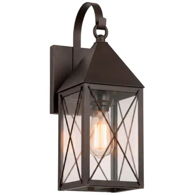Innovations Lighting Ashford - 1 Light - 17 Inch - Dark Brass - Solid Brass -  Sconce