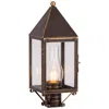Innovations Lighting Ashford - 1 Light - 19 Inch - Bronze - Solid Brass - Post Lantern