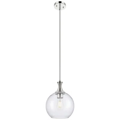Innovations Lighting Astor 10"w Polished Nickel Metal Stem Mini Pendant With Seedy Shade