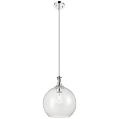 Innovations Lighting Astor 12"w Polished Nickel Metal Stem Mini Pendant With Seedy Shade