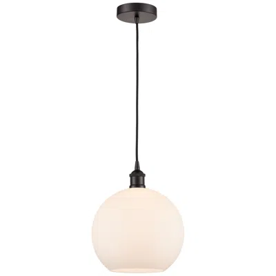 Innovations Lighting Athens 10" Oil Rubbed Bronze Mini Pendant W/ Matte White Shade