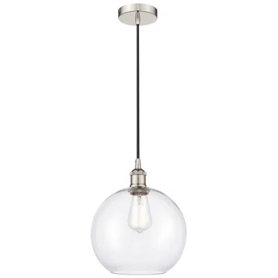 Innovations Lighting Athens 10" Polished Nickel Mini Pendant W/ Clear Shade