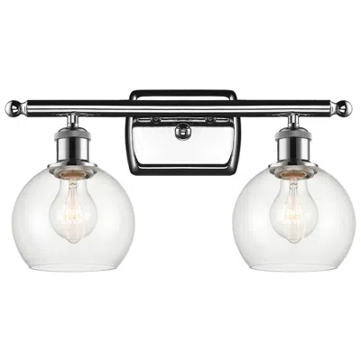 Innovations Lighting Athens 2 Light 16" Bath Light - Polished Chrome - Clear Shade