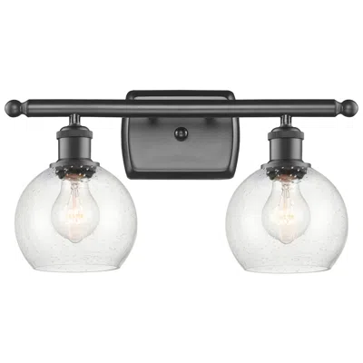 Innovations Lighting Athens 2 Light 16" Led Bath Light - Oil Rubbed Bronze - Seedy Shade
