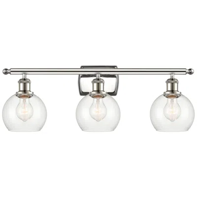 Innovations Lighting Athens 25 3/4"w Polished Nickel 3-light Vanity Bath Light
