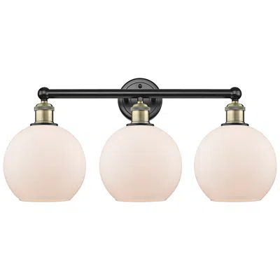 Innovations Lighting Athens 26" White Glass Bath Vanity Light