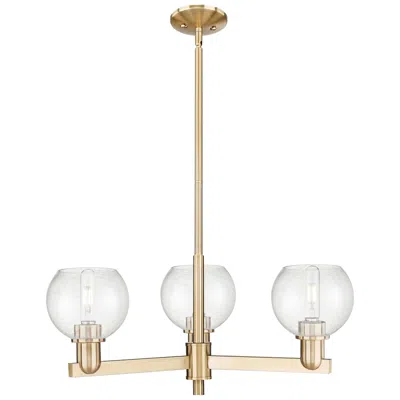 Innovations Lighting Athens - 3 Light - 28 Inch - Champagne Bronze - Island Light In Brown