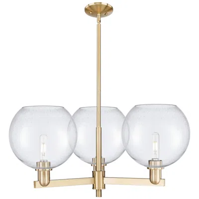 Innovations Lighting Athens - 3 Light - 32 Inch - Champagne Bronze - Island Light In Brown
