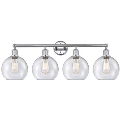Innovations Lighting Athens 35" Wide 4 Light Polished Chrome Bath Vanity Light With Seedy S