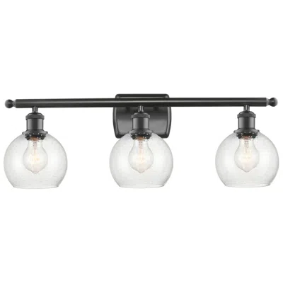 Innovations Lighting Athens 6" 3 Light 26" Bath Light - Oil Rubbed Bronze - Seedy Shad