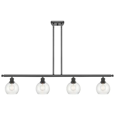 Innovations Lighting Athens 6" 4 Light 48" Island Light - Oil Rubbed Bronze  - Seedy S