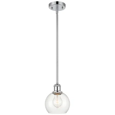 Innovations Lighting Athens 6" Led Mini Pendant - Polished Chrome - Clear Shade