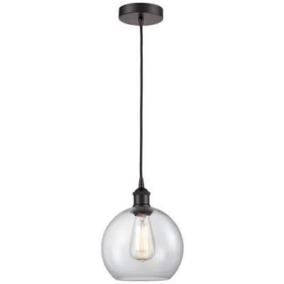 Innovations Lighting Athens 8"w Oil-rubbed Bronze And Clear Glass Mini Pendant