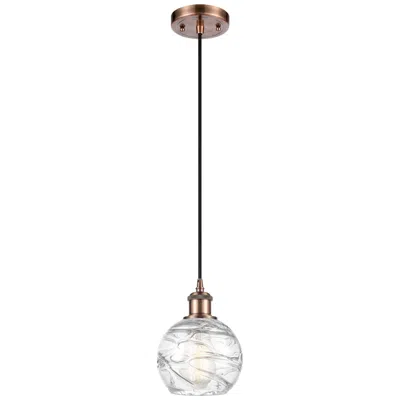 Innovations Lighting Athens Deco Swirl 8" Mini Pendant