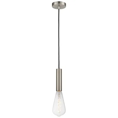 Innovations Lighting Auralume Edison 3.75" Wide Brushed Satin Nickel Led Mini Pendant