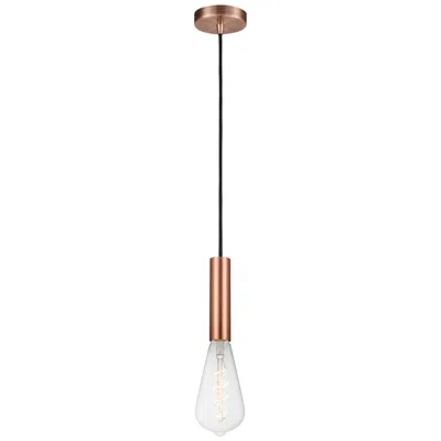 Innovations Lighting Auralume Edison 3.75" Wide Copper Led Mini Pendant