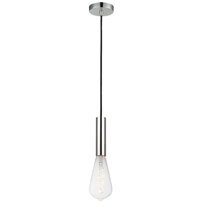 Innovations Lighting Auralume Edison 3.75" Wide Polished Chrome Led Mini Pendant